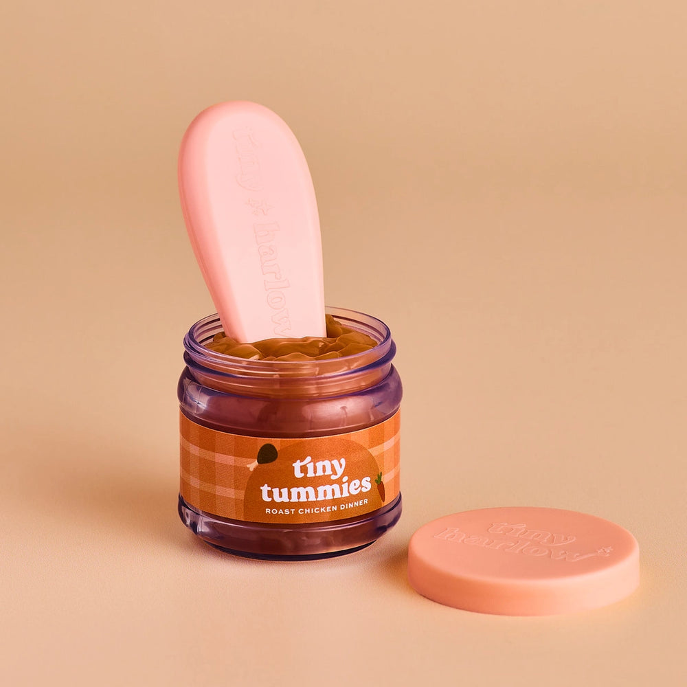 Tiny Tummies Roast Chicken Dinner Food Jar and Spoon Set - Tiny Harlow