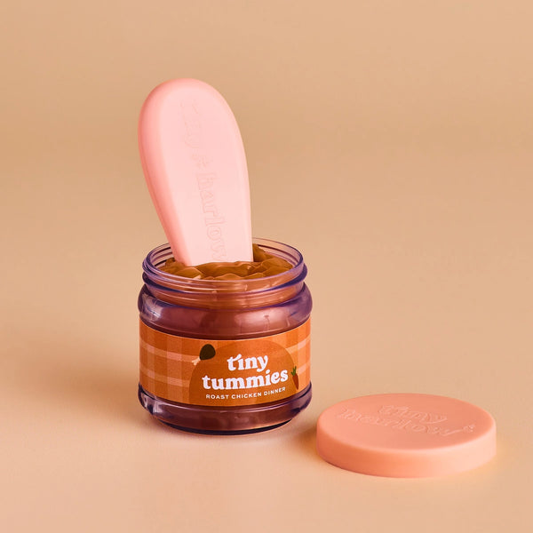 Tiny Tummies Roast Chicken Dinner Food Jar and Spoon Set - Tiny Harlow