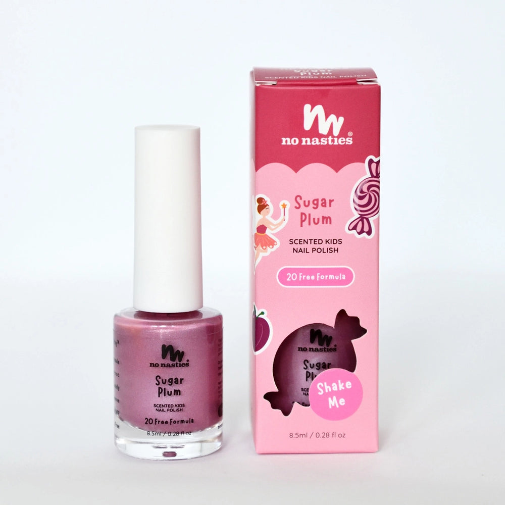 Sugar Plum Water Based Scented Scratch Off Kids Nail Polish - No Nasties