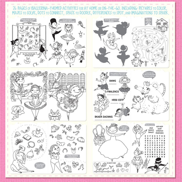 Little Book of Big Fun Activity Book - Pretty Ballerinas - Girl Nation