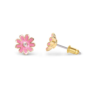 Pink Daisy Cutie Stud Earrings - Girl Nation