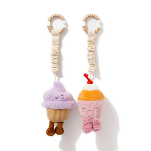 Stroller Toys - Ice Cream & Cupcake - Living Textiles