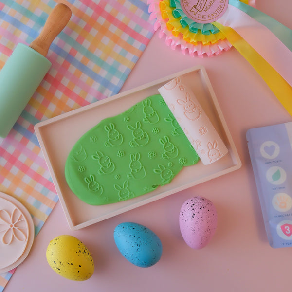 Eco Textured Roller | Easter Bunny Cups - Play Sense