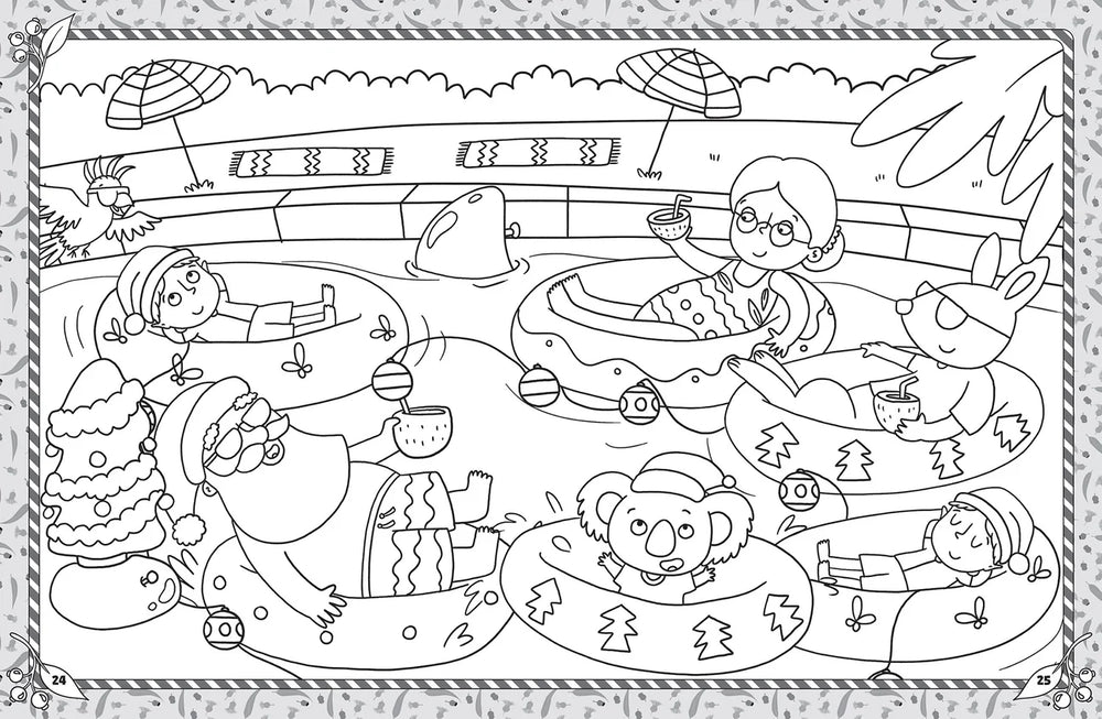 Aussie Christmas - Mega Colouring Book