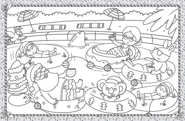 Aussie Christmas - Mega Colouring Book