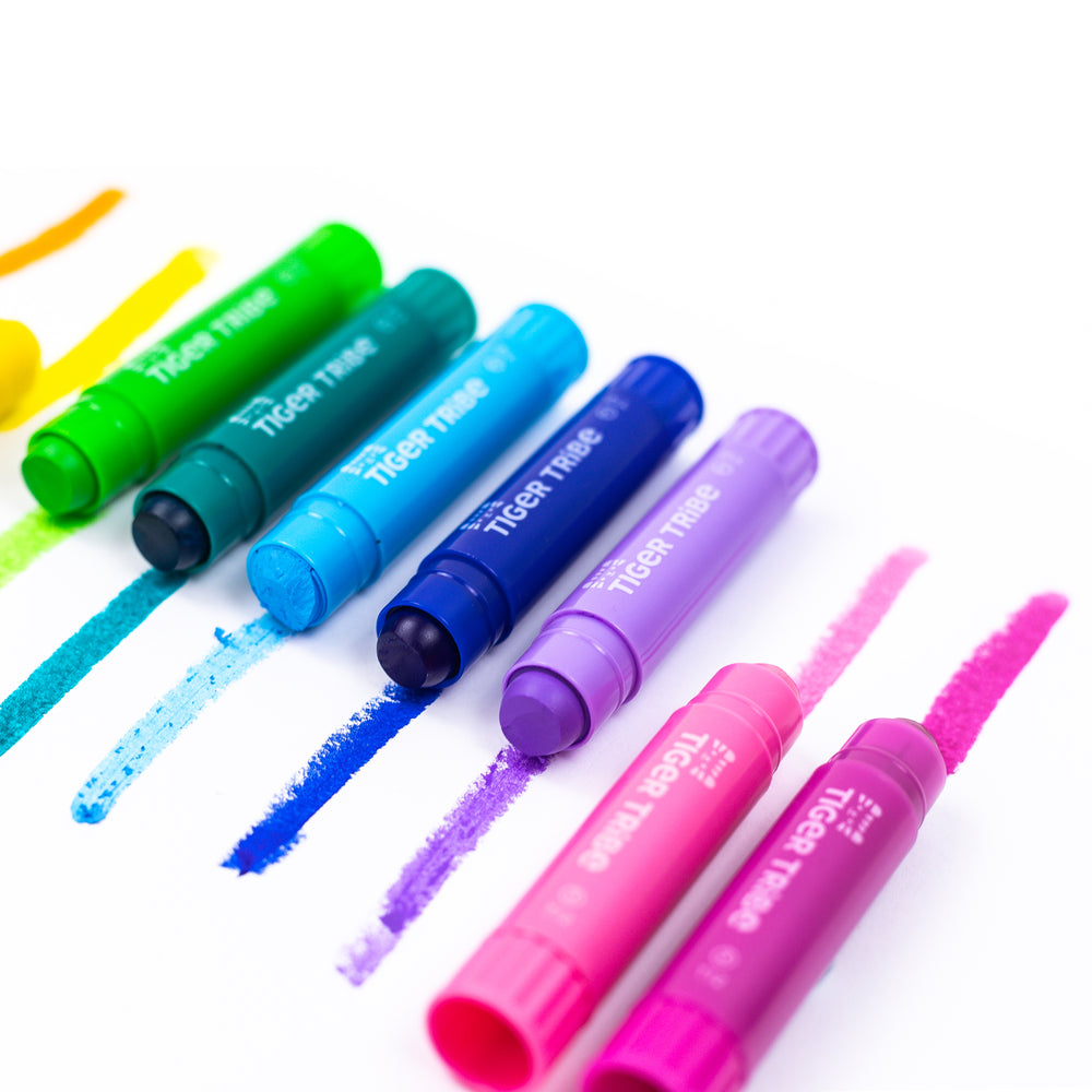 Mini Silk Crayons - Tiger Tribe