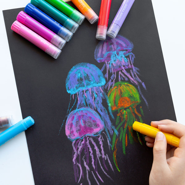 Mini Silk Crayons - Tiger Tribe