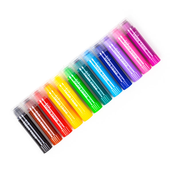 Mini Silk Crayons - Tiger Tribe