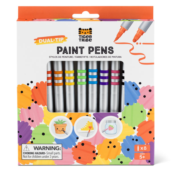 Dual-Tip Paint Pens - Tiger Tribe