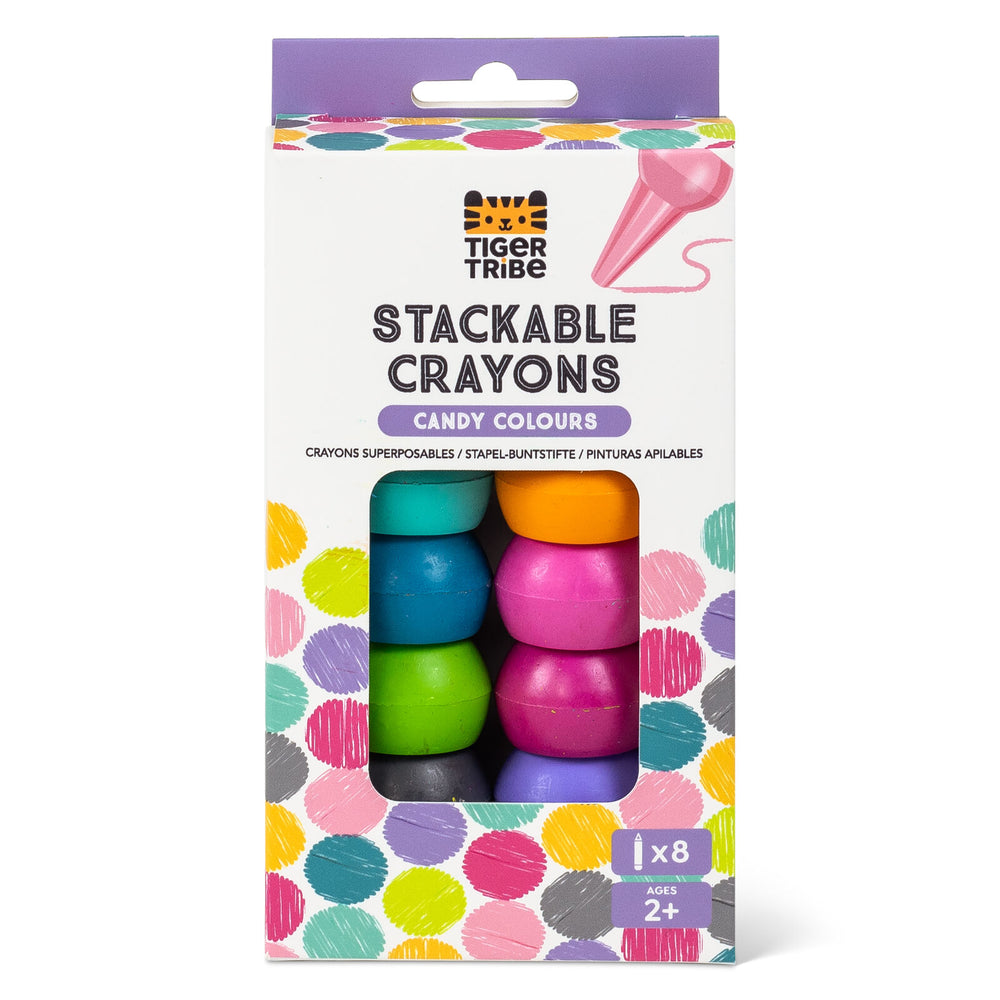 Stackable Crayons - Candy Colours - Tiger Tribe