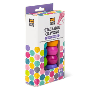 Stackable Crayons - Candy Colours - Tiger Tribe