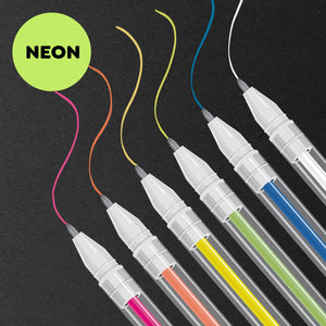 Neon Fine Tip Paint Pens - Tiger Tribe