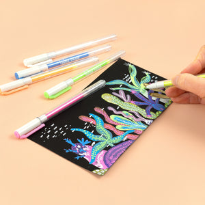 Neon Fine Tip Paint Pens - Tiger Tribe