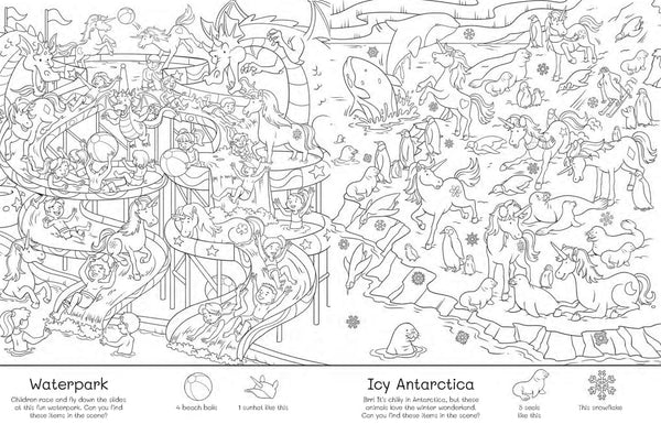 Where’s the Unicorn? Colour and Search Book