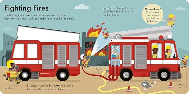 How it Works: Fire Engine - Board Book
