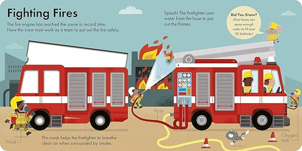How it Works: Fire Engine - Board Book