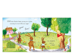Five Little Easter Bunnies: A Lift-the-Flap Adventure - Kids Book
