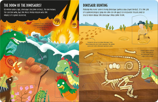 Dangerous Dinosaurs - Interactive History Book for Kids - Kids Book