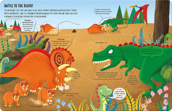 Dangerous Dinosaurs - Interactive History Book for Kids - Kids Book