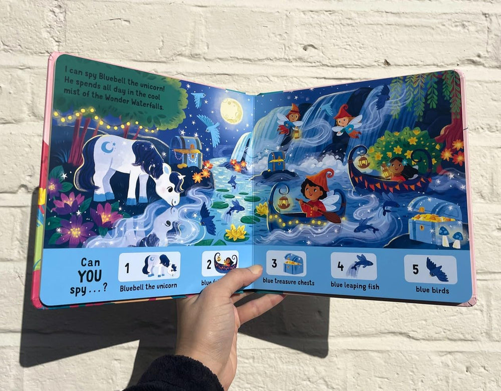 I Can Spy a Unicorn: Spotting, Counting, Colours -Kids Book