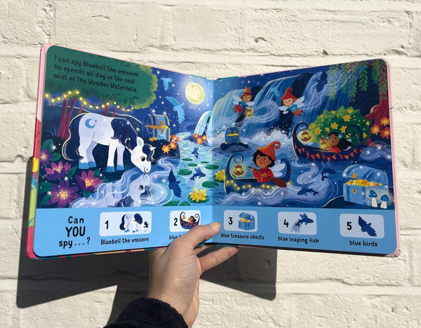 I Can Spy a Unicorn: Spotting, Counting, Colours -Kids Book