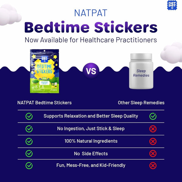 Bedtime Stickers: Natural Sleep Aid, Wellness Patches - The Natural Patch Co