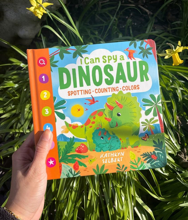 I Can Spy a Dinosaur: Spotting, Counting, Colours -Kids Book