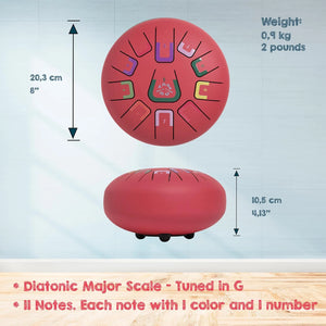 Scarlet Sunset - Tongue Drum - Tambu