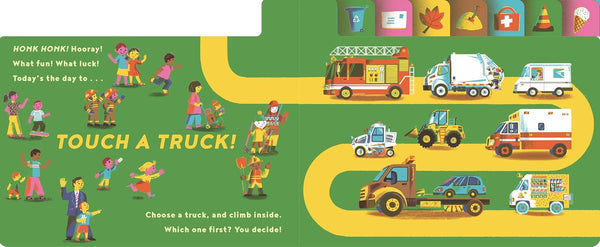 Touch a Truck Day: A Lift-the-Flap Book - Kids Book