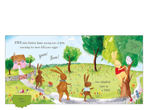 Five Little Easter Bunnies: A Lift-the-Flap Adventure - Kids Book