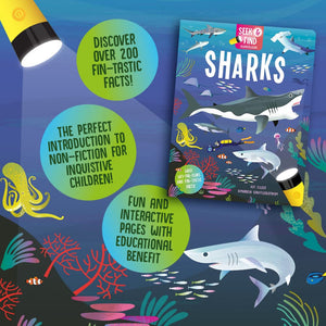 Sharks - Seek and Find Searchlight - Kids Book