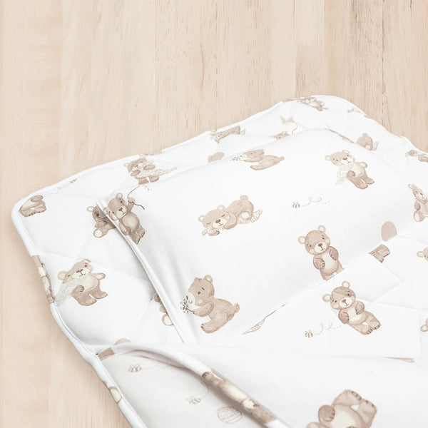 Organic Nap Mat - Cuddly Bear - Living Textiles