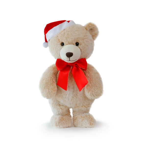 Theo Christmas Bear Soft Toy - Medium - OB Designs