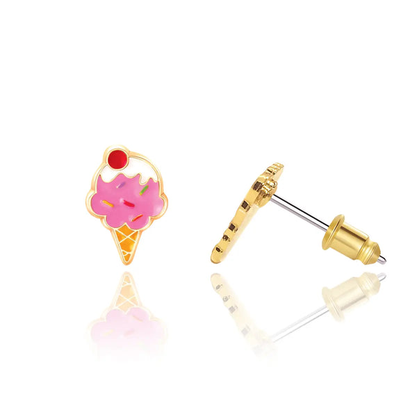 Ice Cream Dream - Cutie Stud Earrings For Girls - Girl Nation