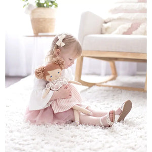 Aggie Doll 45cm Pink Stripe - Alimrose