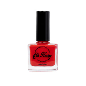Nail Polish - Energetic Red  -Oh Flossy