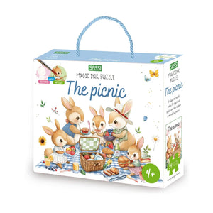 Magic Water Puzzle & Book Set - Picnic - Sassi