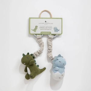 2pk Stroller Toy - Dinosaurs - Living Textiles