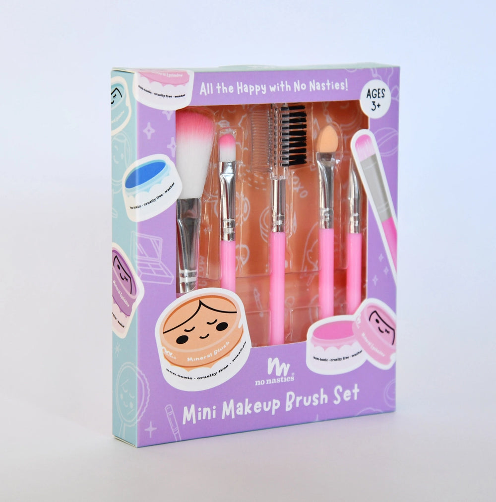 No Nasties Kids Mini Makeup Brush Set - No Nasties