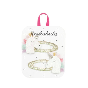 Rainbow Unicorn Clips - Rockahula Kids