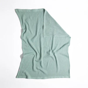 Bassinet Cotton Blanket - Sage - Living Textiles