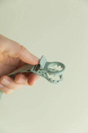 Pacifier Clip Loop - Sage - Bibs Denmark