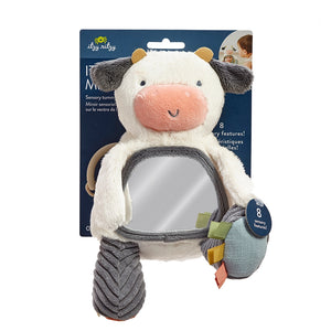 Carmen the Cow - Itzy Bitzy Mirror Travel + Tummy Time Toy - Itzy Ritzy