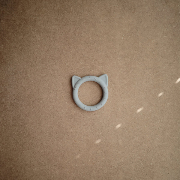 Cat Teether - Stone - Mushie