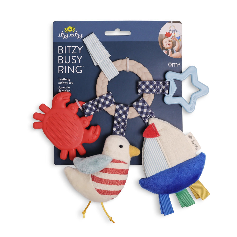 Nautical Bitzy Busy Ring - Itzy Ritzy