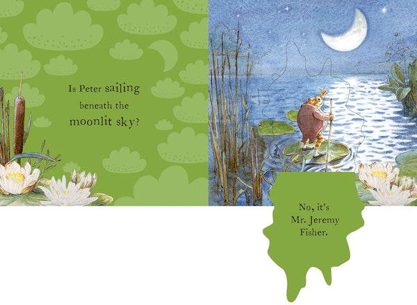 Peter Rabbit: Peter's Bedtime: A Lift-the-Flap Book - Kids Book