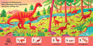 I Can Spy a Dinosaur: Spotting, Counting, Colours -Kids Book