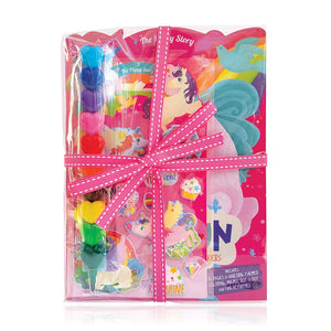 Unicorn 3 Piece Gift Pack | Activity Book, Crayons, Stickers - Girl Nation