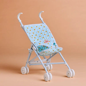 Dolls Stroller Blue Ducky - Tiny Harlow