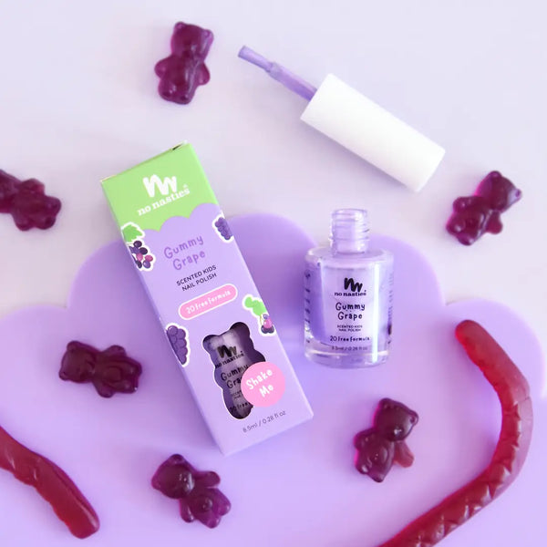 Gummy Grape Water-Based Nail Polish for Kids - No Nasties